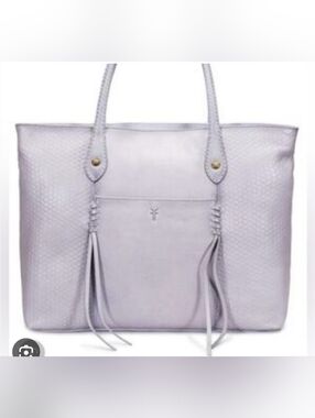 RARE NWT Frye Freya  Lavander Leather Large Tote Bag💜